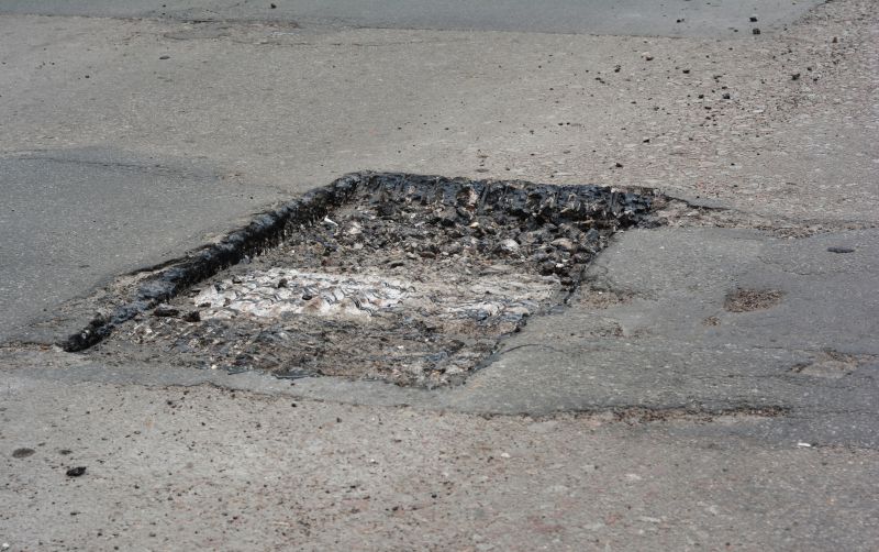 Commercial Pothole Repair detail